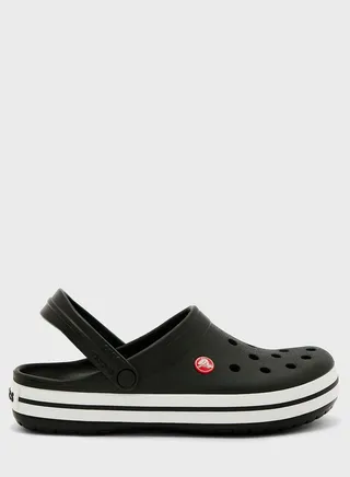 Crocband Round Toe Sling Back Strap Clog