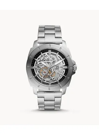 Men's Stainless Steel Chronograph Wrist Watch BQ2425 - 45 mm -Silver 