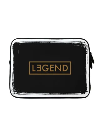 Legend Printed Sleeve For Apple MacBook 15-Inch Black/Brown/White 