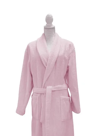 Solid Bathrobe Pink 