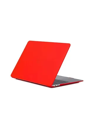 Rubberized Frosted Case For Macbook Air With Retina Display Red 