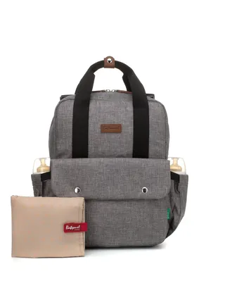 Georgi eco Convertible Diaper Bag -	Grey 