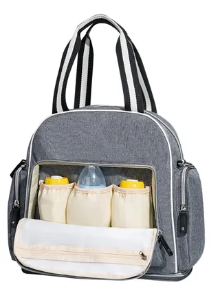 Signature Maternity Diaper Bag - Grey 