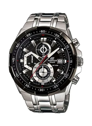 Men's Edifice Water Resistant Chronograph Watch EFR-539D-1A - 50 mm - Silver 
