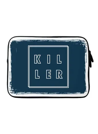 Killer Outline Printed Sleeve For Apple MacBook 15-Inch Blue/White 