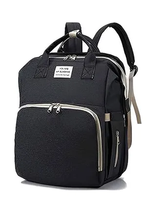 Portable folding Mummy Bag, Multifunctional Diaper Bag Backpack with Folding Crib, Waterproof Lightweight Large Capacity Nappy Bag for Outdoor Travel Shopping Camping, Shower Gifts. 