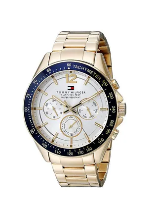 Men's Luke Round Shape Metal Analog Wrist Watch 47 mm - Gold - 1791121 