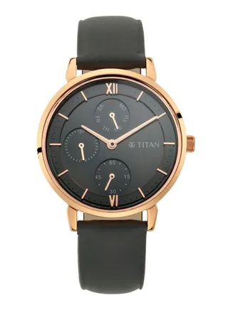 Leather Analog Wrist Watch 2652WL01 