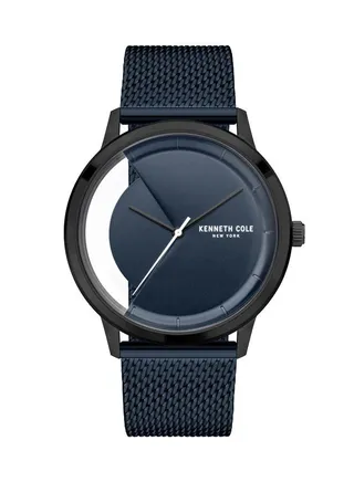 Men Buckle Analog Round Stainless Steel Wrist Watch KCWGG2125302 - 42Mm 