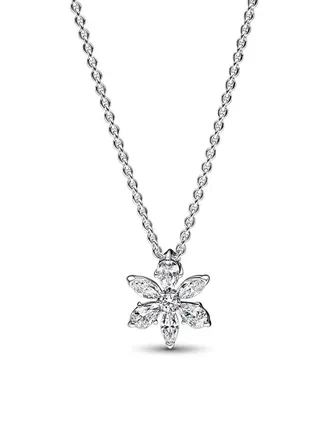 Pandora Sparkling Herbarium Cluster Pendant Necklace for Women 