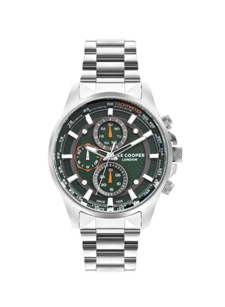 LEE COOPER Men's Multi Function Green Dial Watch - LC07852.370 
