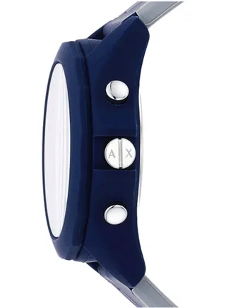 Men's Analog Round Shape Silicone Wrist Watch AX1327 - 44 Mm 