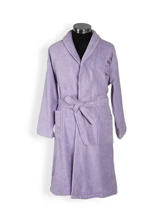 Liza Bathrobe, Lavender - 380 GSM, One Size 