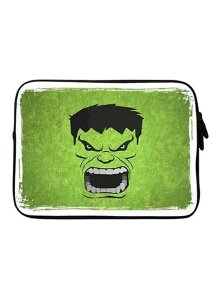 Premium Designer Sleeve With Strap For 15 Inch Laptop Screaming Hulk 