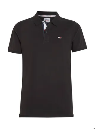 Men's Pure Organic Cotton Slim Fit Polo, Black 