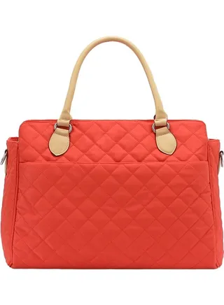 Styler Fashion diaper Bag With Multiple Pockets - Orange 