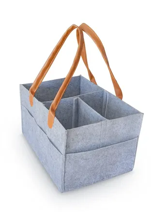 Diaper Caddy Bag for Smart Mothers Baby Diaper Caddy Organizers Baby Wipes Felt Storage 