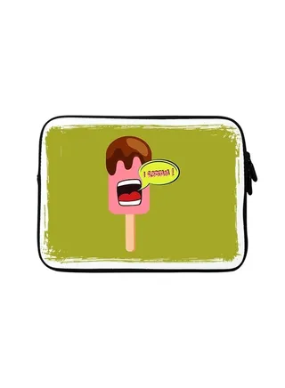 Premium Designer Sleeve With Strap For 15 Inch Laptops I Scream 
