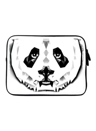 Designer Laptop Sleeve With Strap Poly Panda 