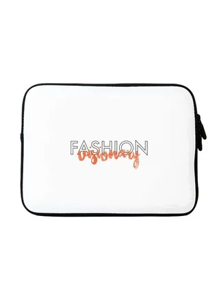 Fashion Printed Sleeve For Apple MacBook 15 inch White/Orange/Black 