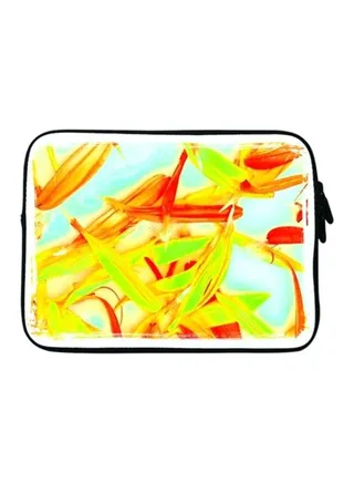 Premium Designer Sleeve With Strap For 15 Inch Laptops Pastel Petals 
