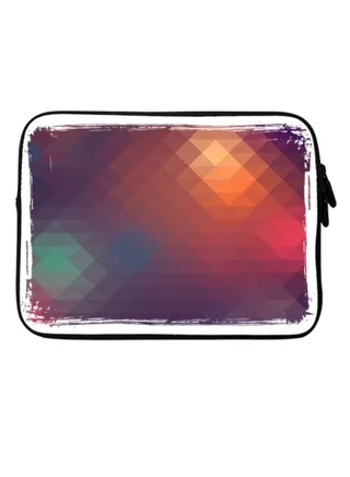 Copper Prism Designer Sleeve With Strap For Laptops Multicolour 