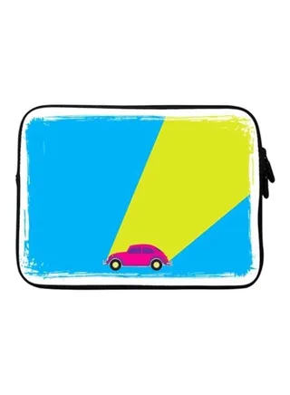 Premium Designer Sleeve With Strap For 15 Inch Laptop Retro Bug 