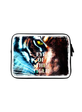 Premium Designer Sleeve With Strap For 15 Inch Laptops Eye of the Tiger 