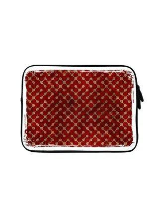 Premium Designer Sleeve With Strap For 15 Inch Laptops Connect the Dots 