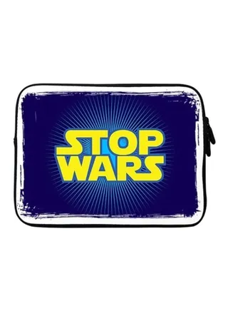 Designer Sleeve With Strap For 15-Inch Laptop Stop Wars 