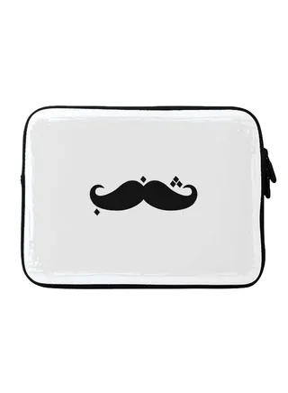 Shanab Printed Sleeve For Apple MacBook 15-Inch Grey/Black/White 