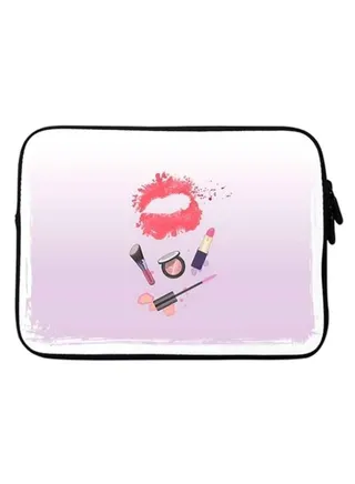 Premium Carrying Case For 15 Inch Laptop Pink/Black 