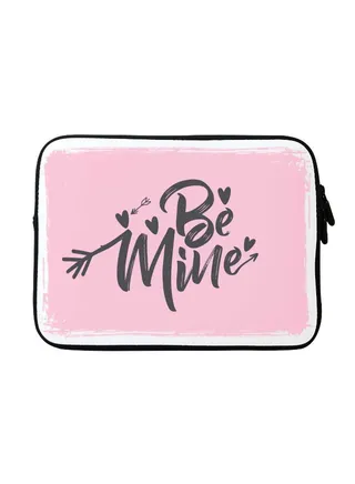 Be Mine Printed Sleeve For Apple MacBook 15 inch Pink/Black 