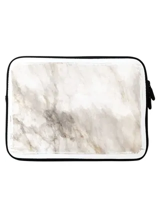Marble Pattern Sleeve For Apple MacBook 15-Inch Grey/White 