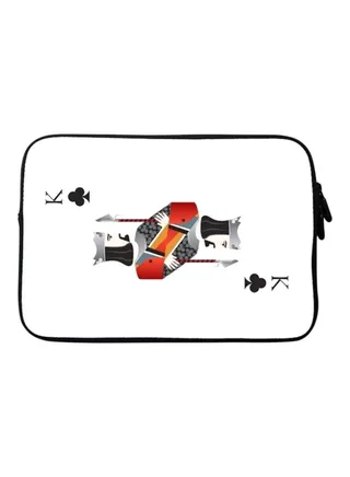 Designer Sleeve With Strap For 15-Inch Laptops King of Clubs 