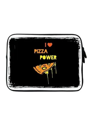 Premium Designer Sleeve With Strap For 15 Inch Laptops I love Pizza 