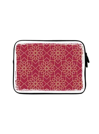 Premium Designer Sleeve With Strap For 15 Inch Laptops Ottoman Art 