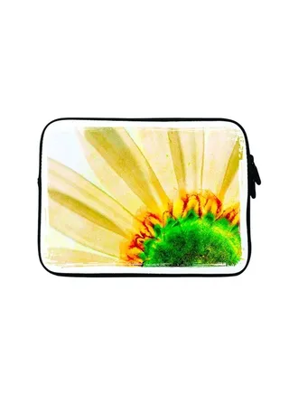 Premium Designer Sleeve With Strap For 15 Inch Laptops Bloomin Sunflower 