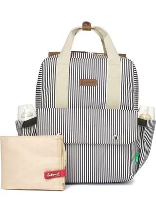 2-Piece Georgi Convertible Diaper Bag With Changing Mat 