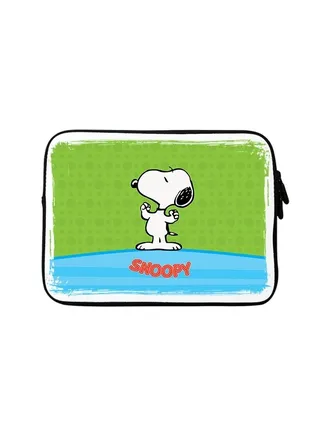 Premium Designer Sleeve With Strap For 15 Inch Laptops Snoopy 4 