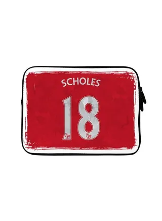 Premium Designer Sleeve With Strap For 15 Inch Laptops Scholes Jersey 
