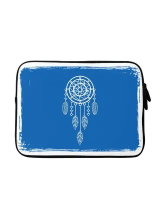 Dream Catcher Printed Carrying Sleeve With Strap For Apple MacBook 15 inch Blue/White/Black 