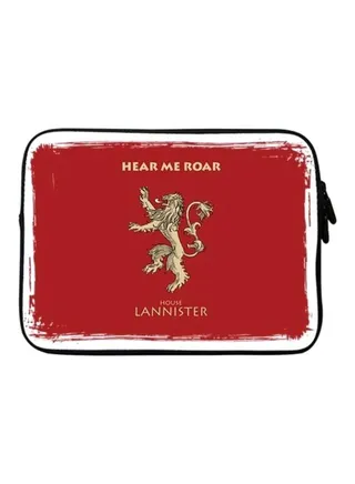 Premium Designer Sleeve With Strap For 15 Inch Laptops GOT House Lannister 