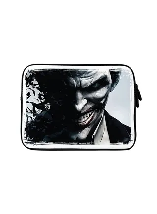 Joker Printed Sleeve With Strap For 15-Inch Laptops Arkham Joker 