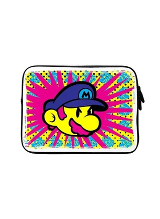 Premium Designer Sleeve With Strap For 15 Inch Laptops Pop Mario 