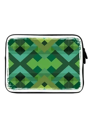 Premium Designer Sleeve With Strap For 15 Inch Laptop Geometric reflections 