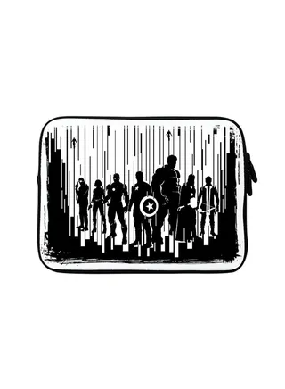 Premium Designer Sleeve With Strap For 15 Inch Laptops Reigning glory 