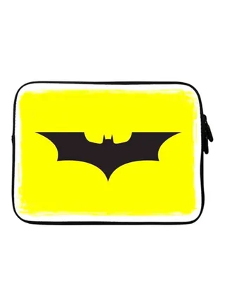 Premium Designer Sleeve With Strap For 15-Inch Laptop Iconic Bat 