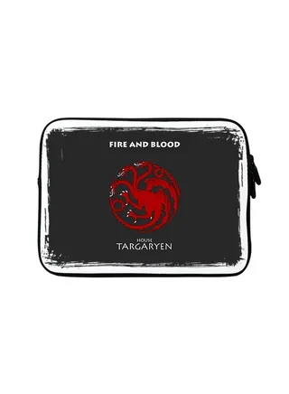 Premium Designer Sleeve With Strap For 15 Inch Laptops GOT House Targaryen 