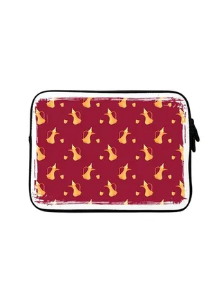Premium Designer Sleeve With Strap For 15 Inch Laptops Pouring Dallah 
